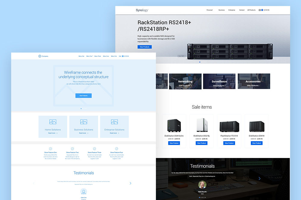eCommerce UX UI Design and WordPress Implementation